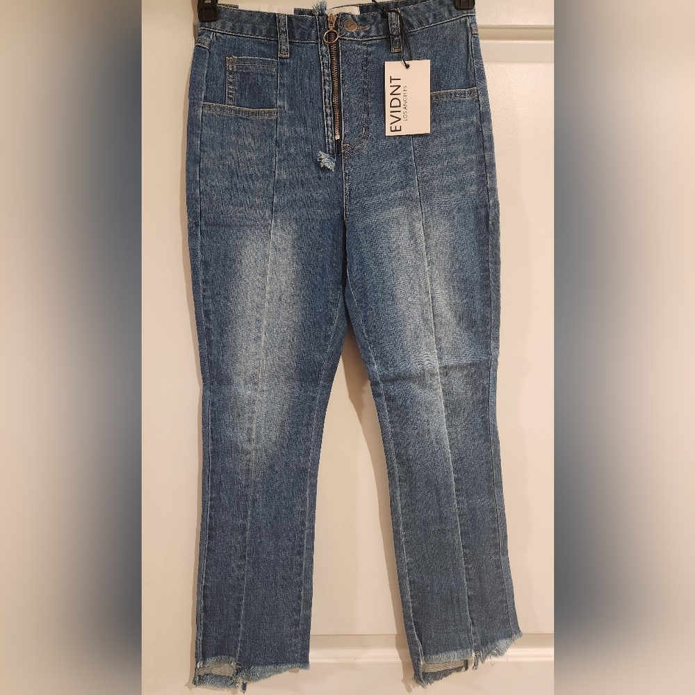 2 For $22 Evidnt frayed hem jeans (various sizes) NWT